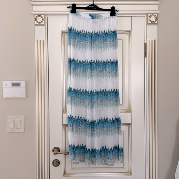 NWT Missoni Zig-Zag Sheer Wide-Leg Trousers SIZE 44 - Picture 6 of 8